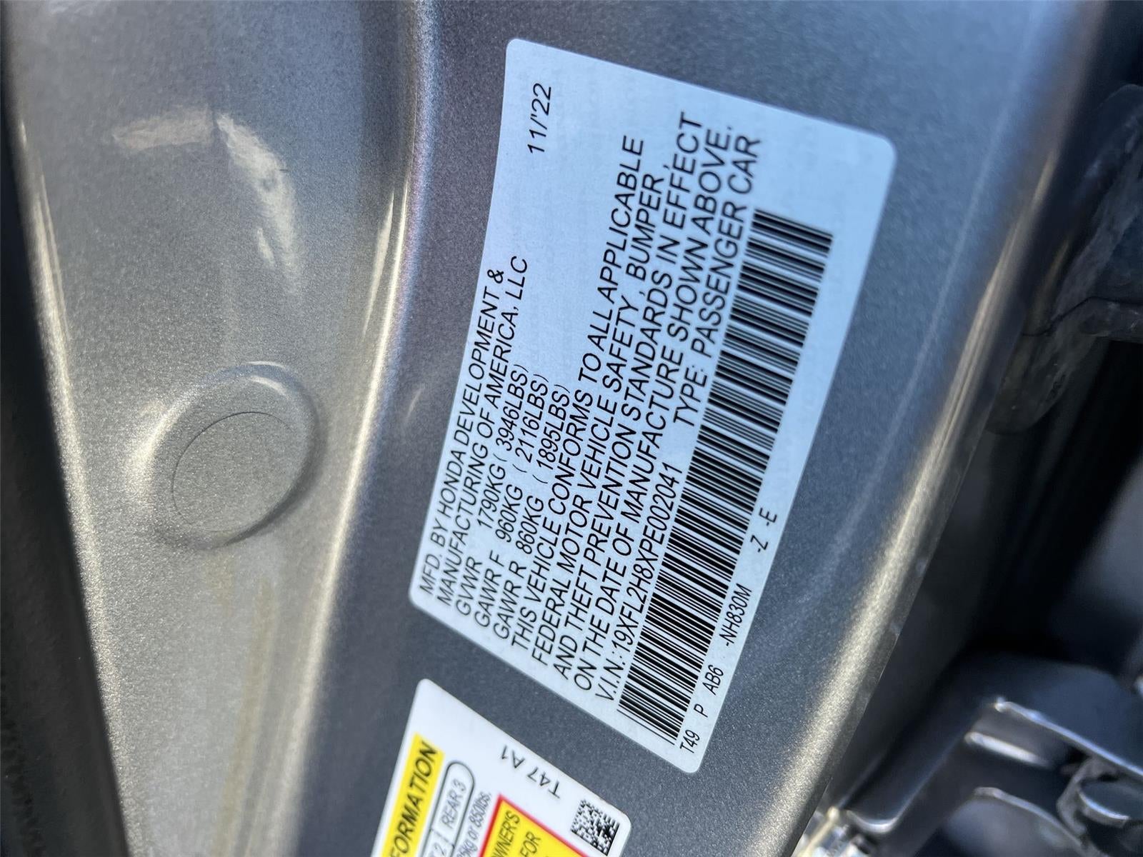 2023 Honda Civic Hatchback Sport