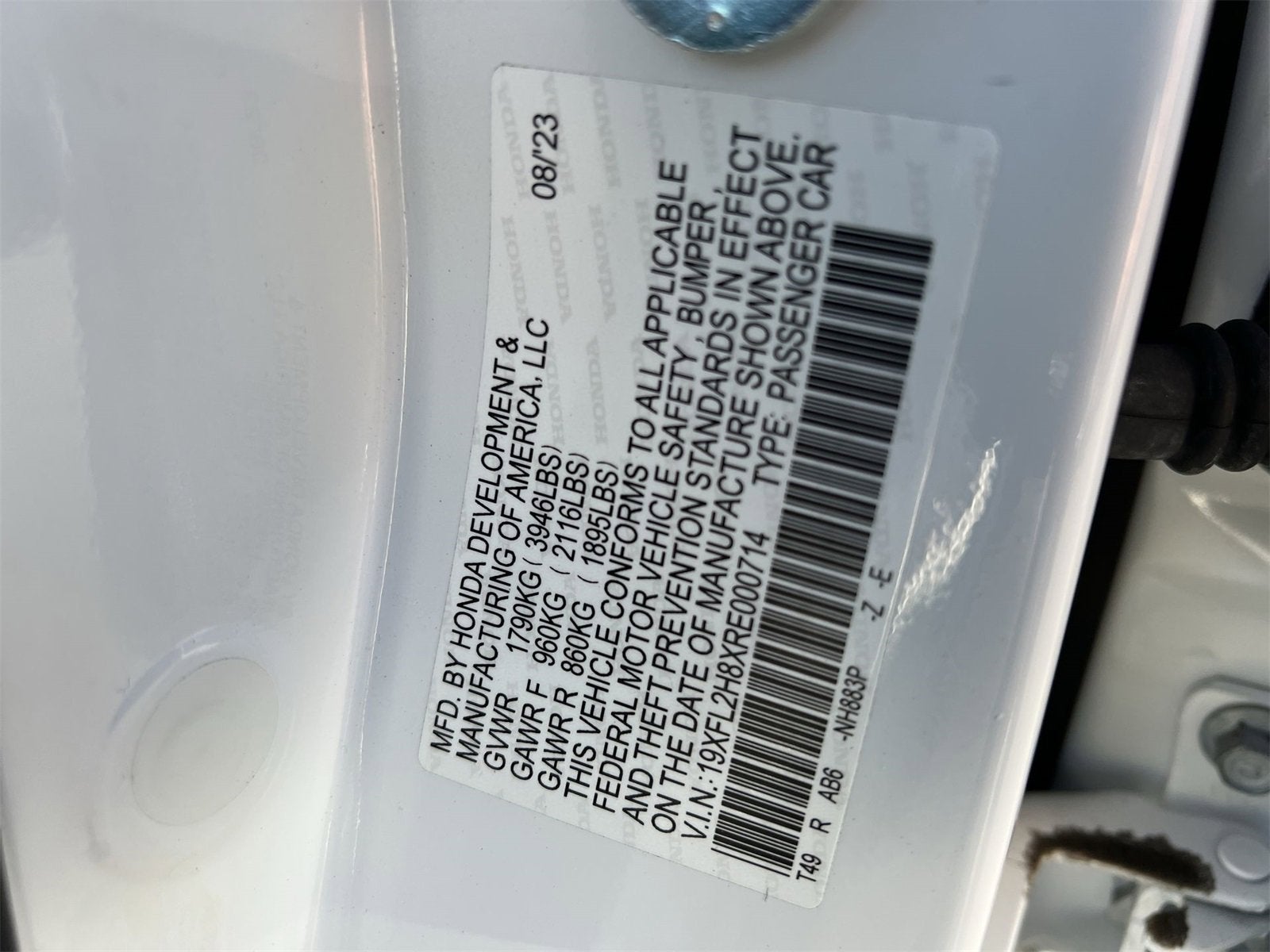 2024 Honda Civic Hatchback Sport