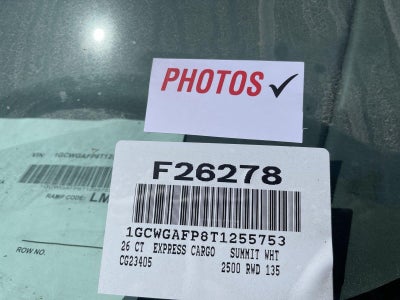 2026 Chevrolet Express Cargo 1WT