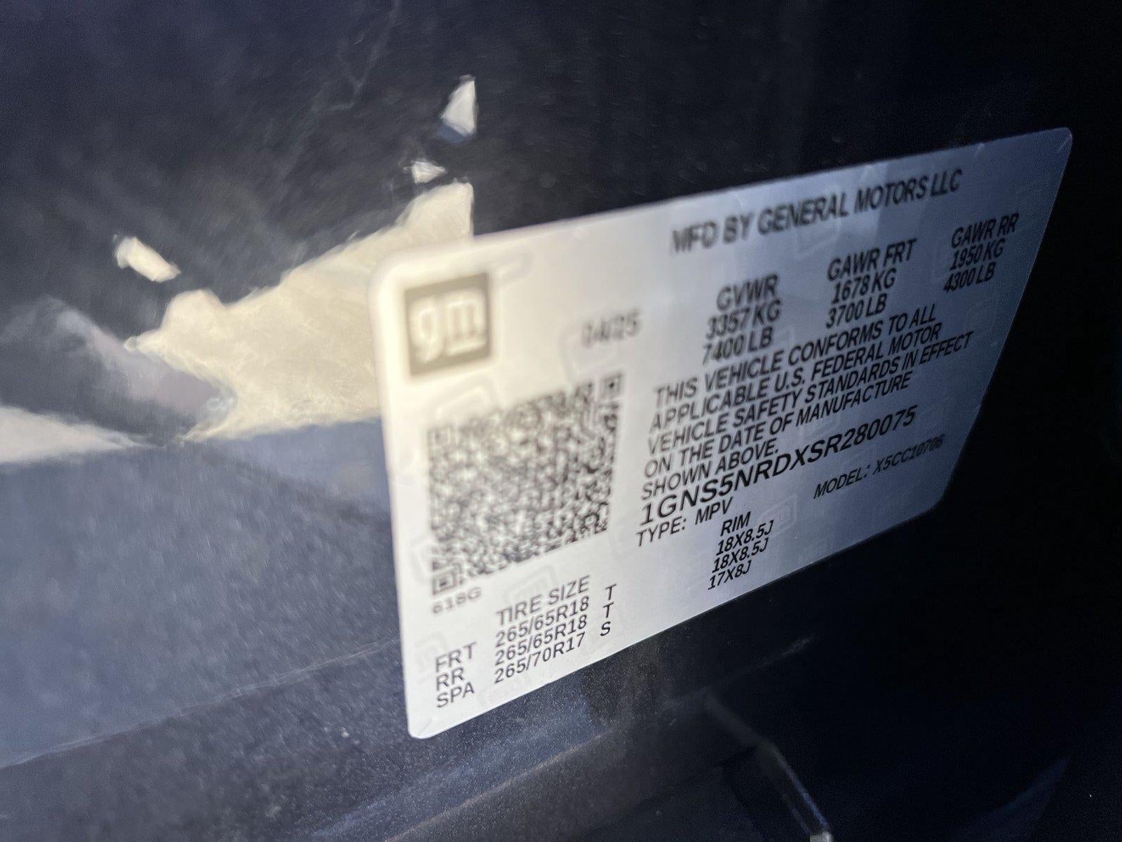 2025 Chevrolet Tahoe LT