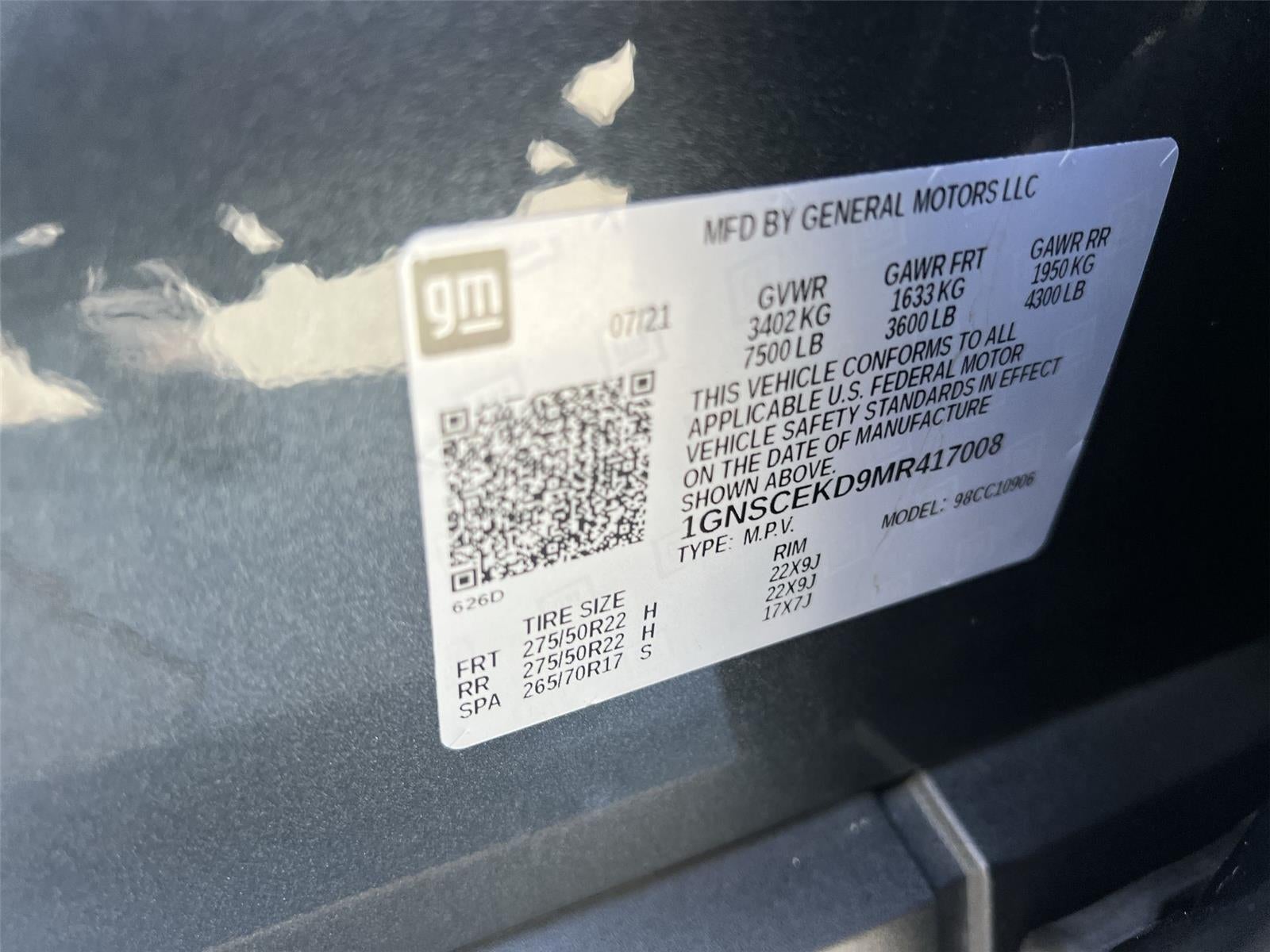 2021 Chevrolet Suburban RST