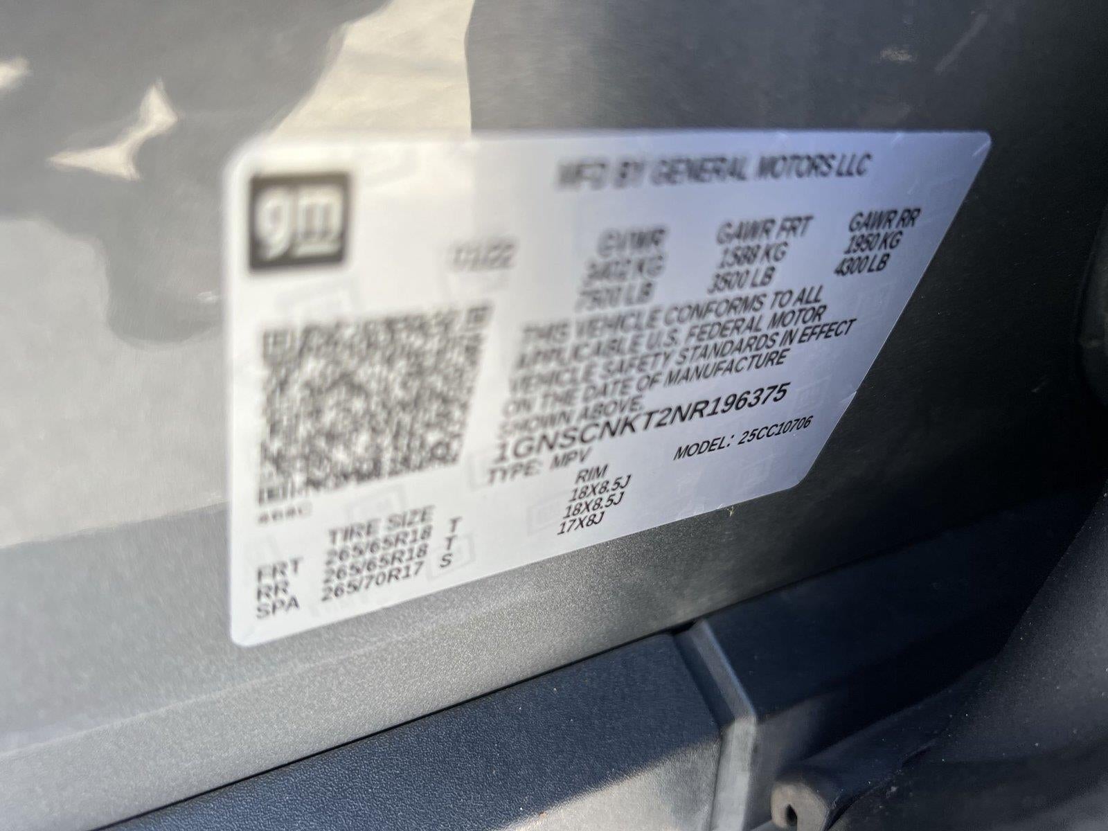 2022 Chevrolet Tahoe LT