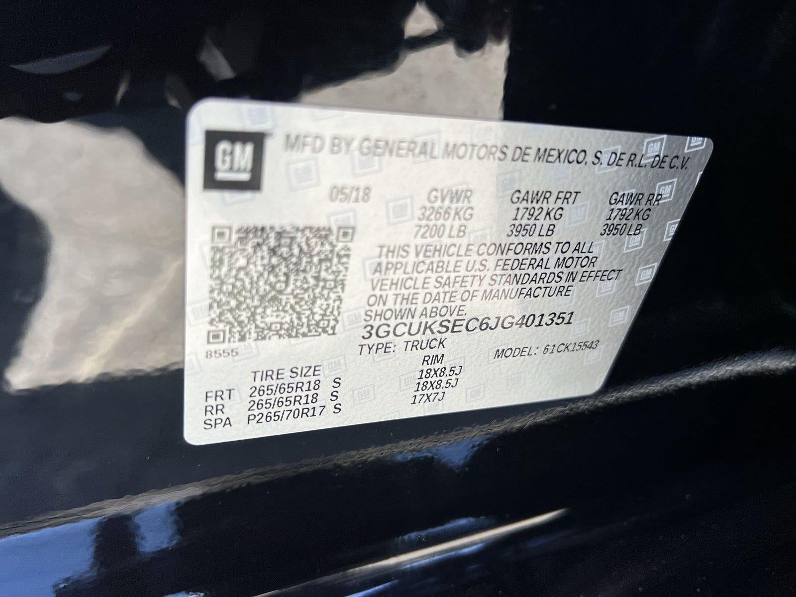 2018 Chevrolet Silverado 1500 LTZ