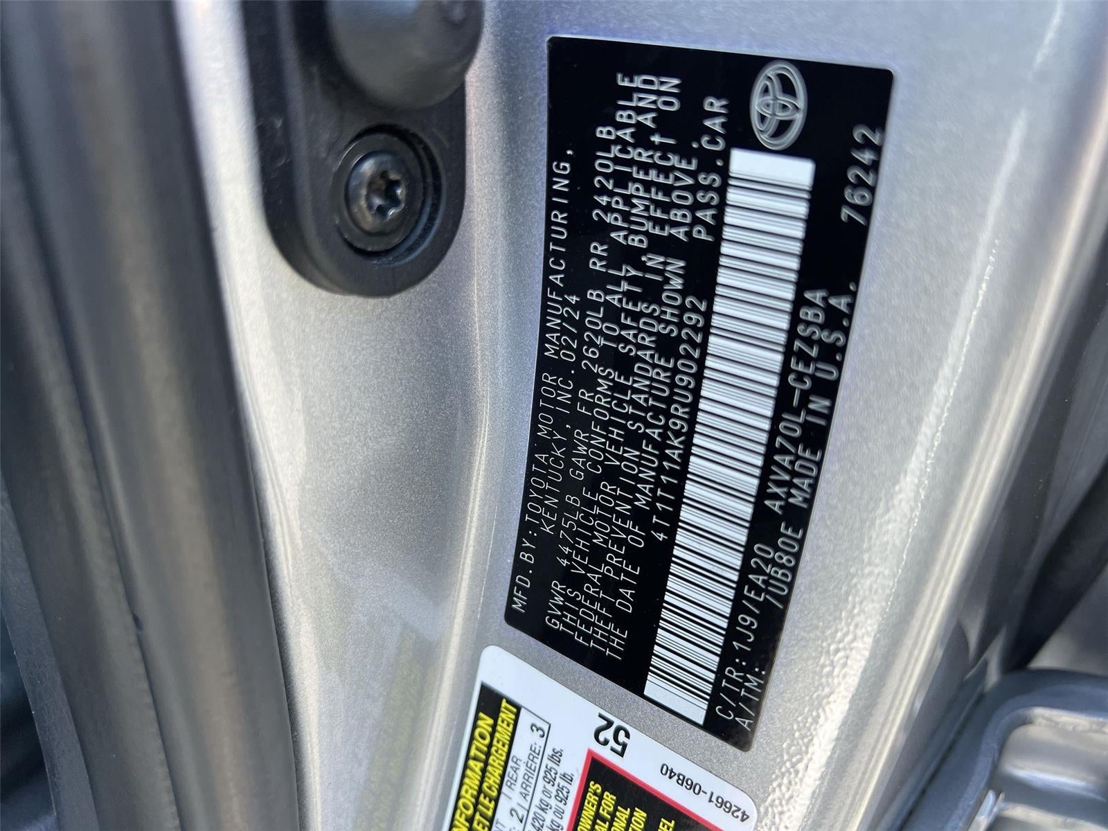 2024 Toyota Camry SE
