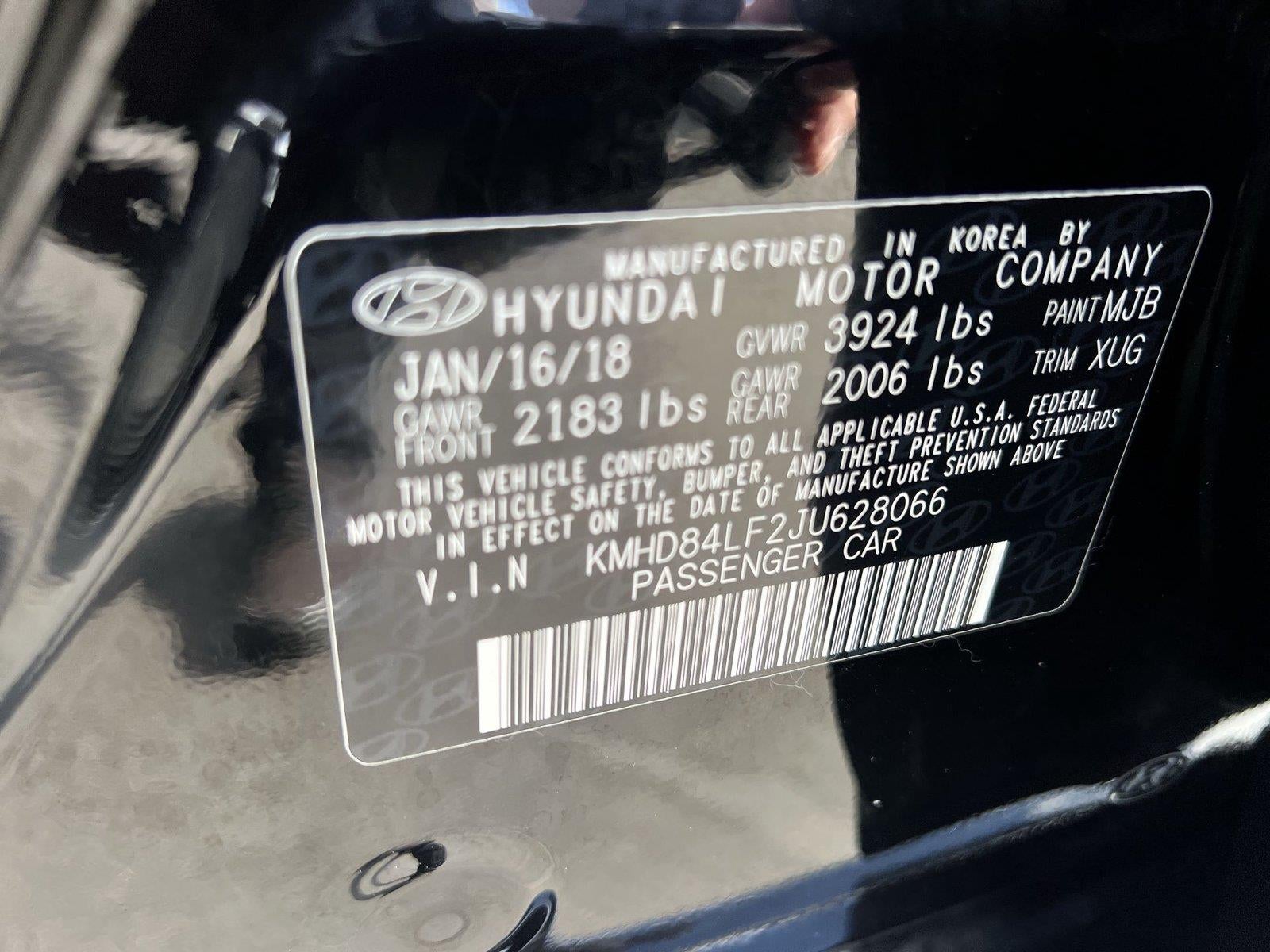 2018 Hyundai Elantra SEL