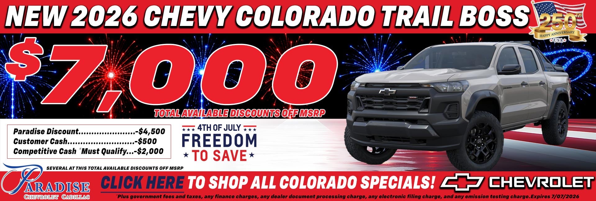4TH OF JULY FREEDOM TO SAVE