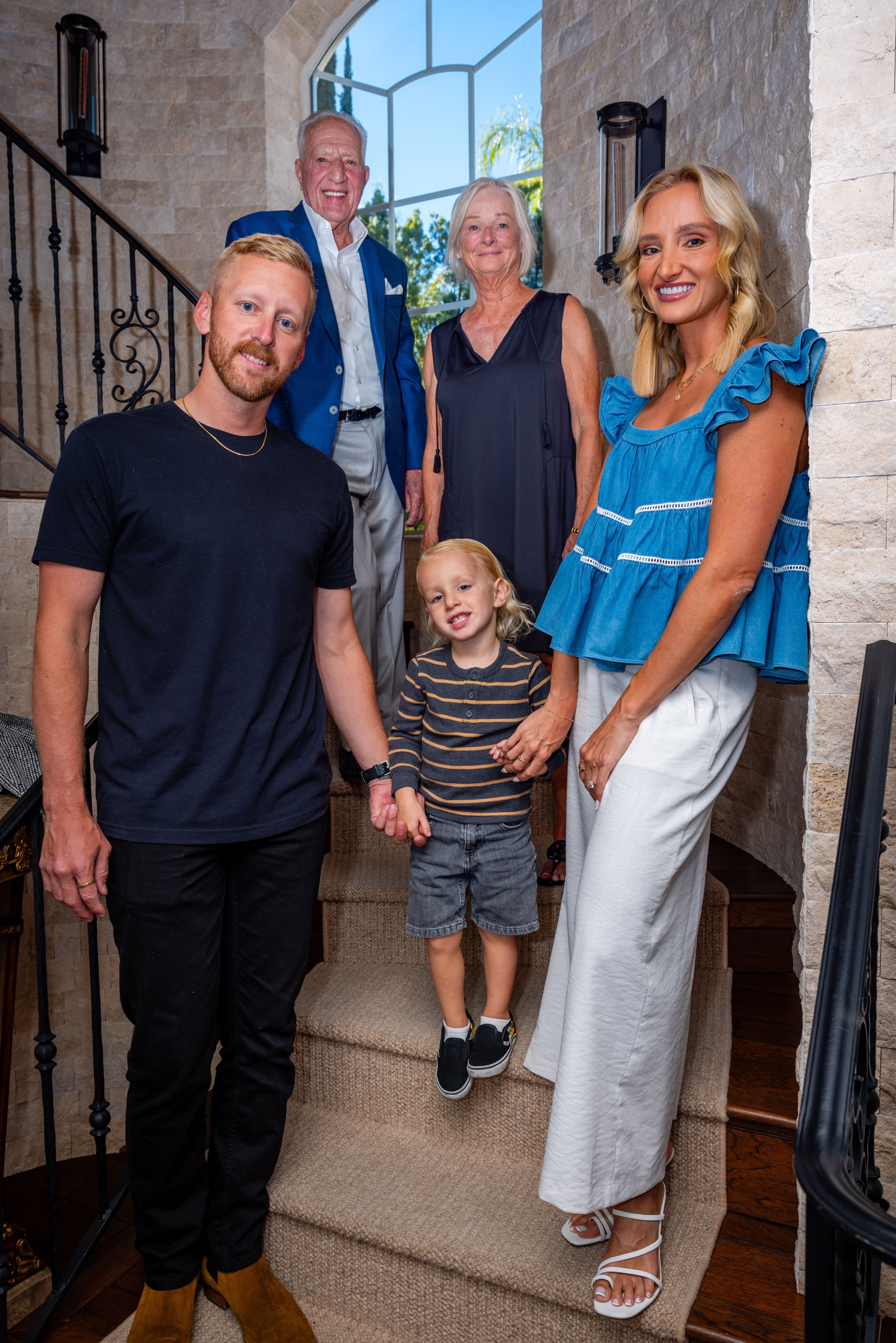 Technician working on car