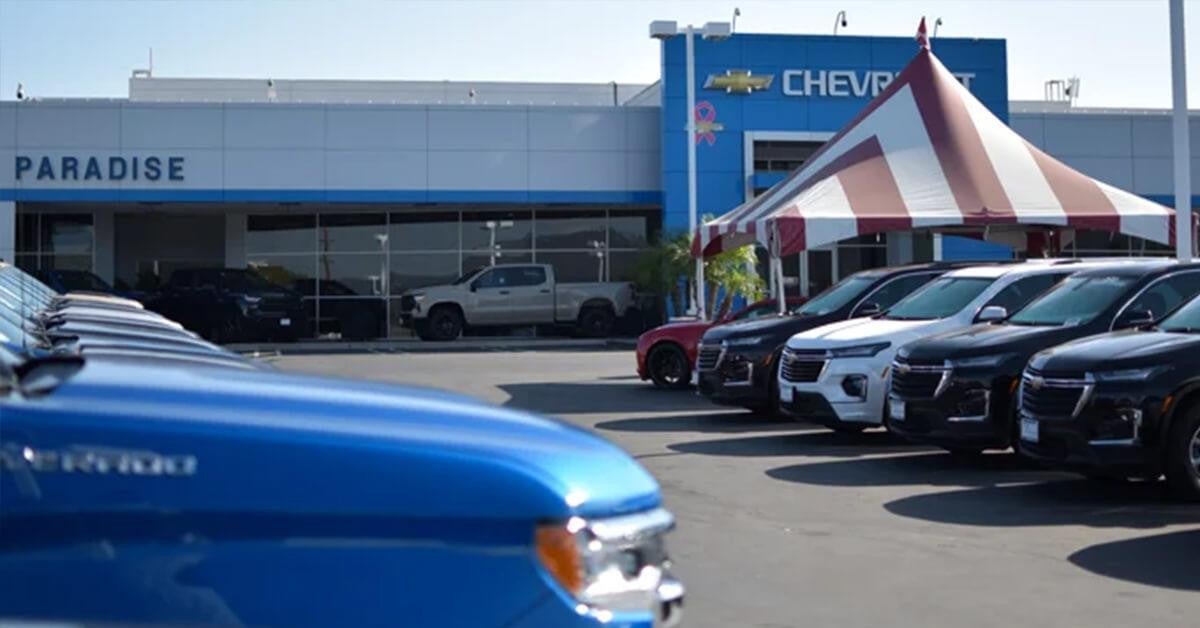 Paradise Chevrolet Cadillac Storefront