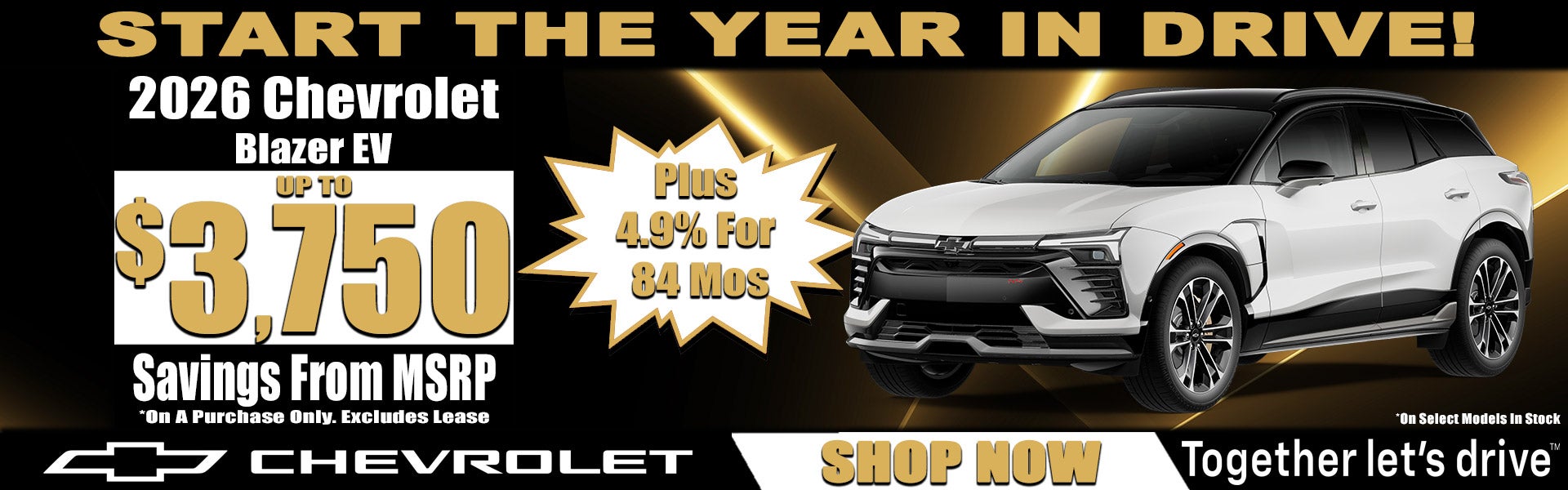 START THE YEAR IN DRIVE!