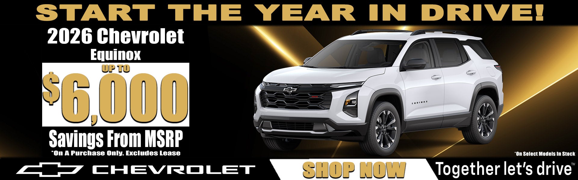 START THE YEAR IN DRIVE!