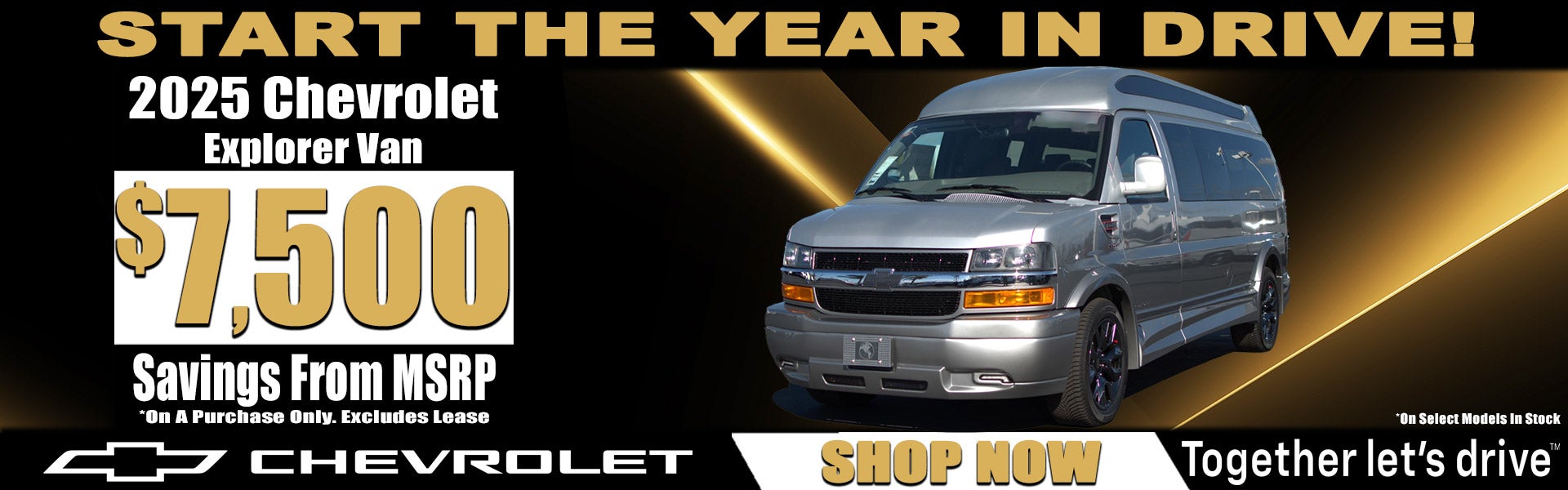 START THE YEAR IN DRIVE!