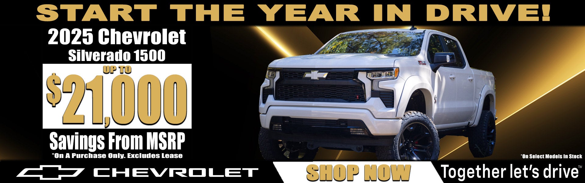 START THE YEAR IN DRIVE!