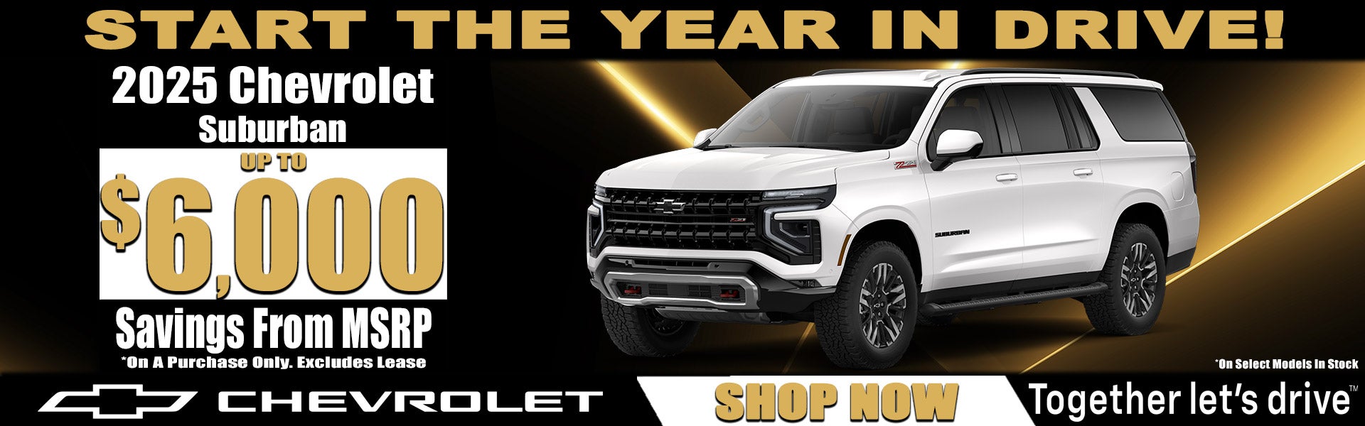 START THE YEAR IN DRIVE!