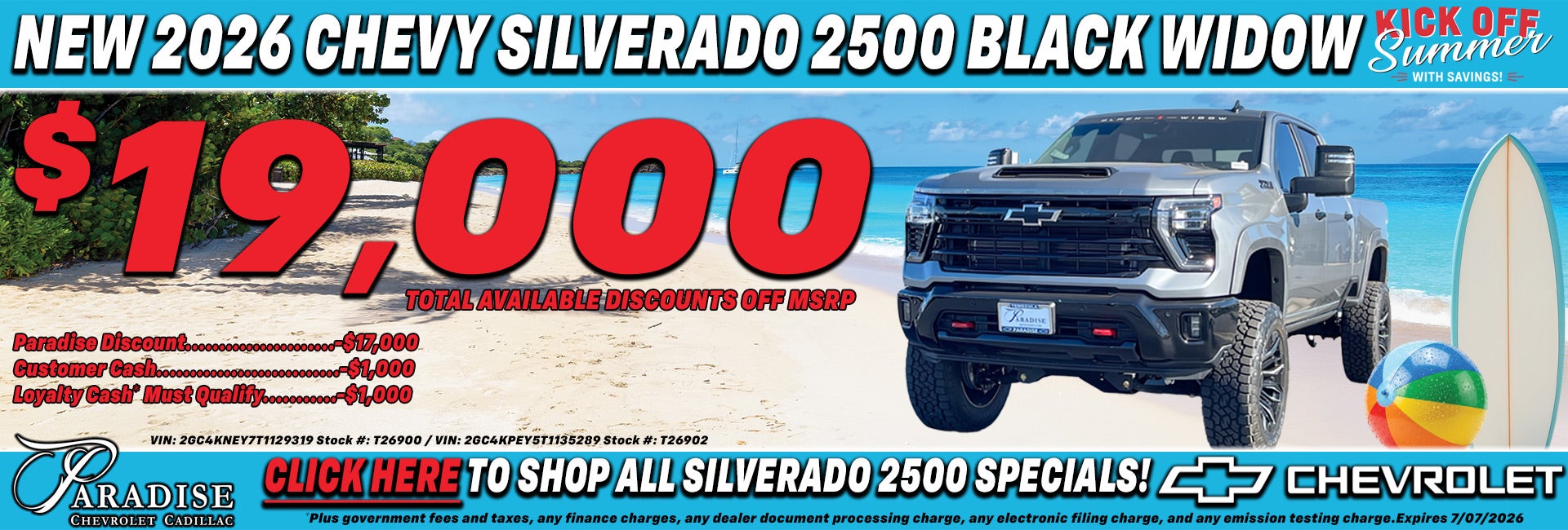 Chevy Silverado 2500 Limited Time Sale