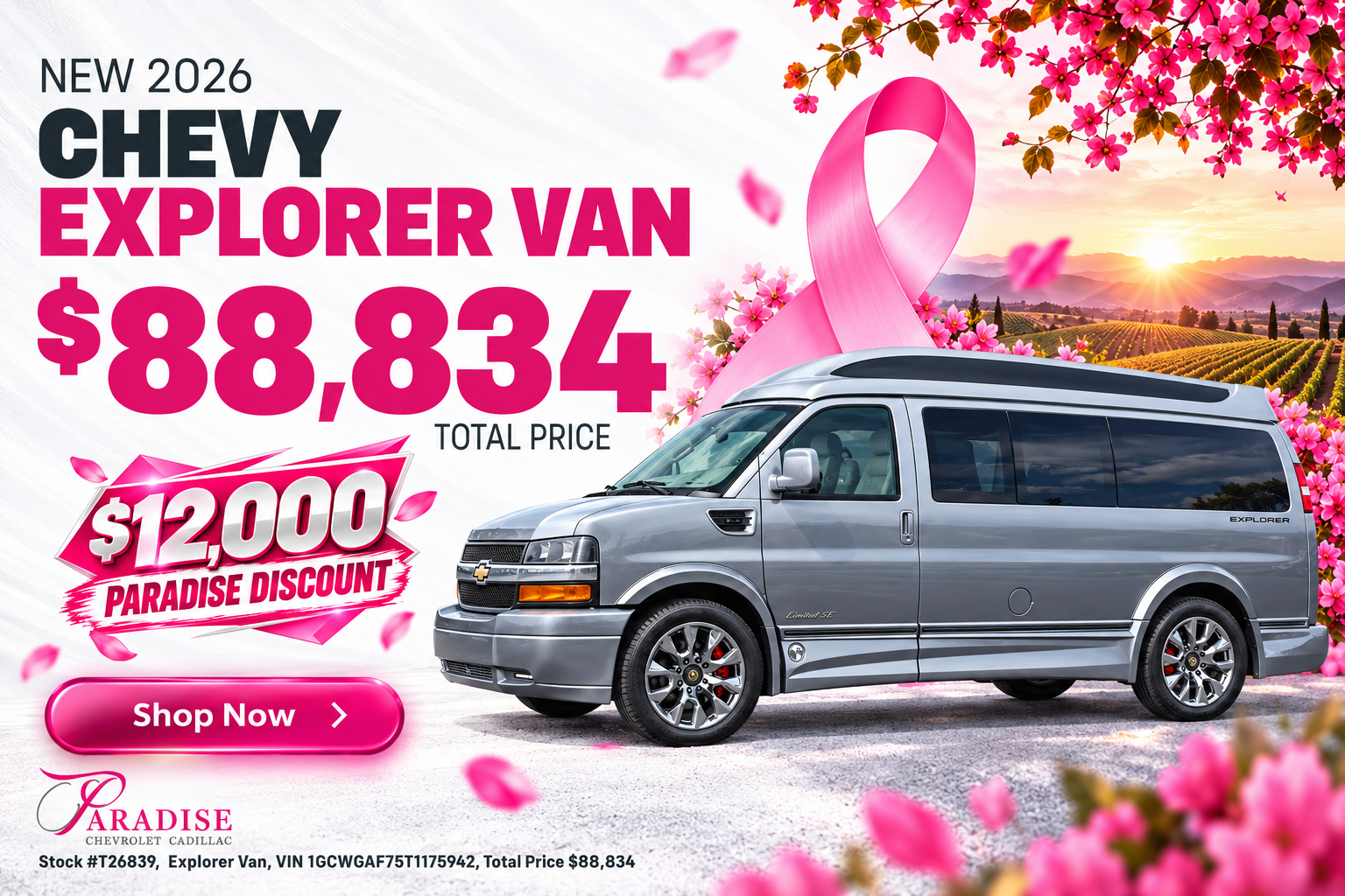 Chevy Explorer Van Sale Temecula