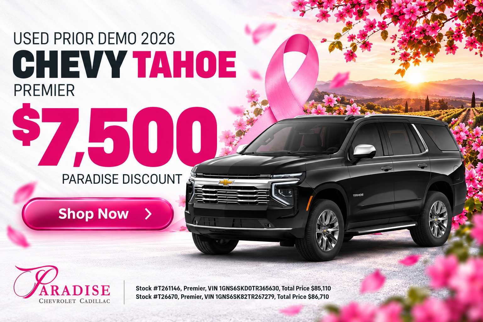 Chevrolet Tahoe Sale Temecula