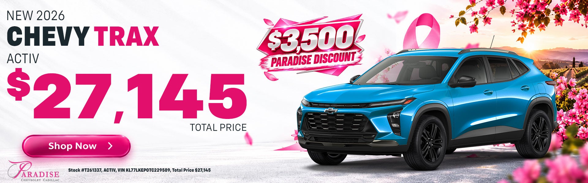 2026 Chevy Trax Sale