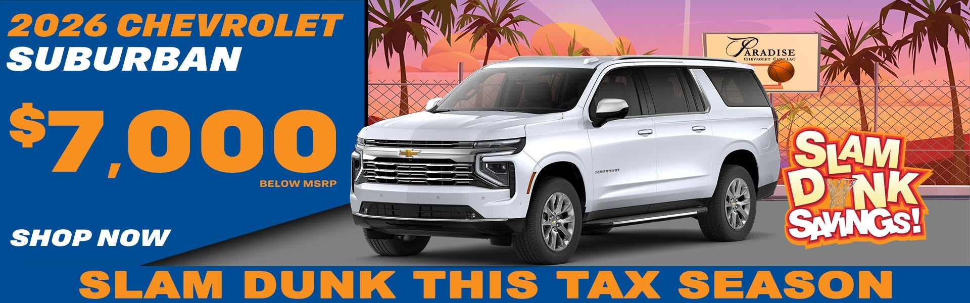 2026 Chevy Suburban Limited Time Sale