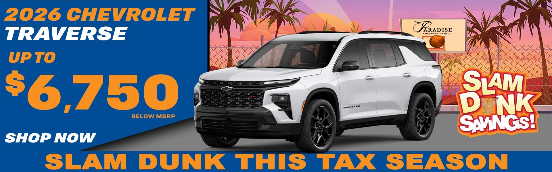 2026 Chevrolet Traverse Limited Time Sale